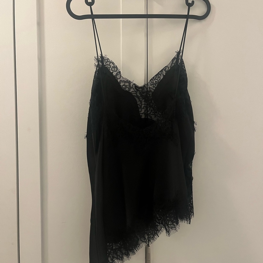 Zara Black Lace Trim Camisole